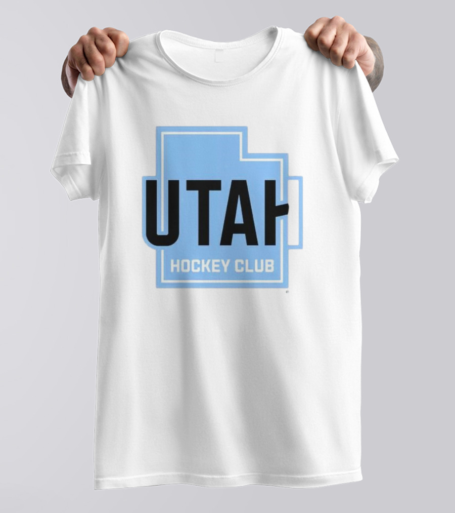 Utah Hockey Club Logo With State Outline T-Shirt