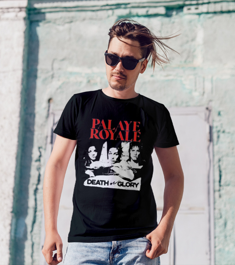 Palaye Royale Death Or Glory Band Member Portrait Trio T-Shirt