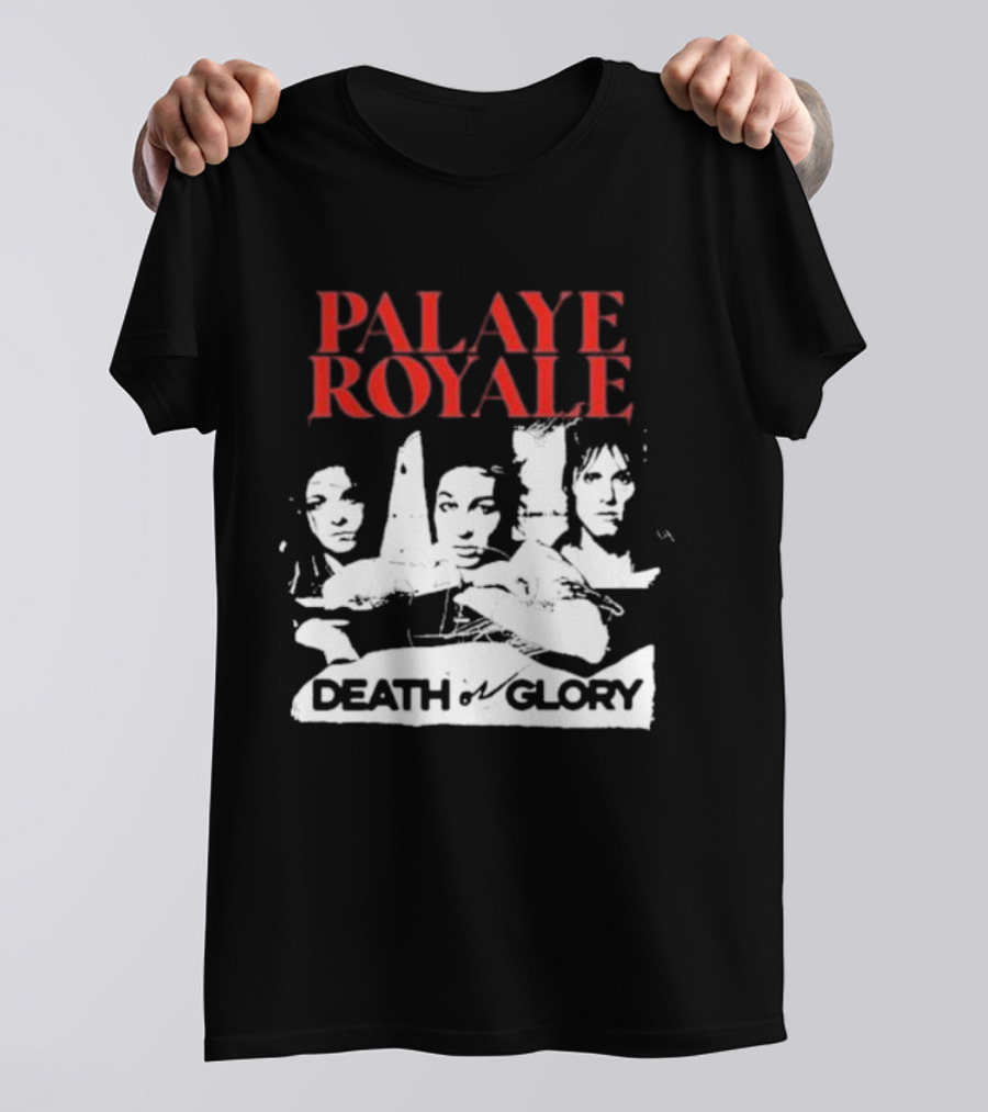 Palaye Royale Death Or Glory Band Member Portrait Trio T-Shirt