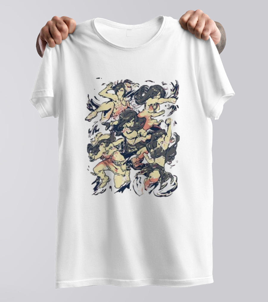 Seventh Heaven HelloWinter Dynamic Character Collage T-Shirt