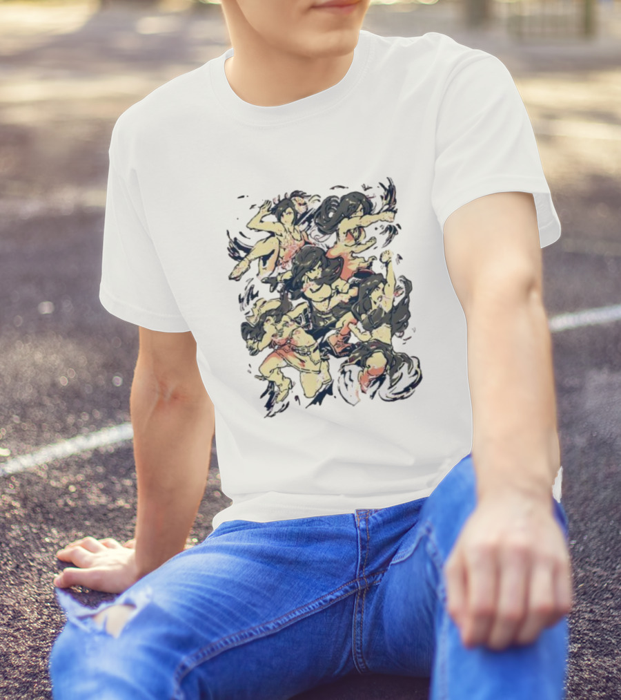 Seventh Heaven HelloWinter Dynamic Character Collage T-Shirt