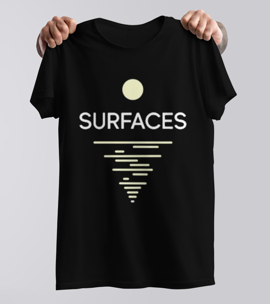Surfaces Good Morning Tan Sun Lines T-Shirt