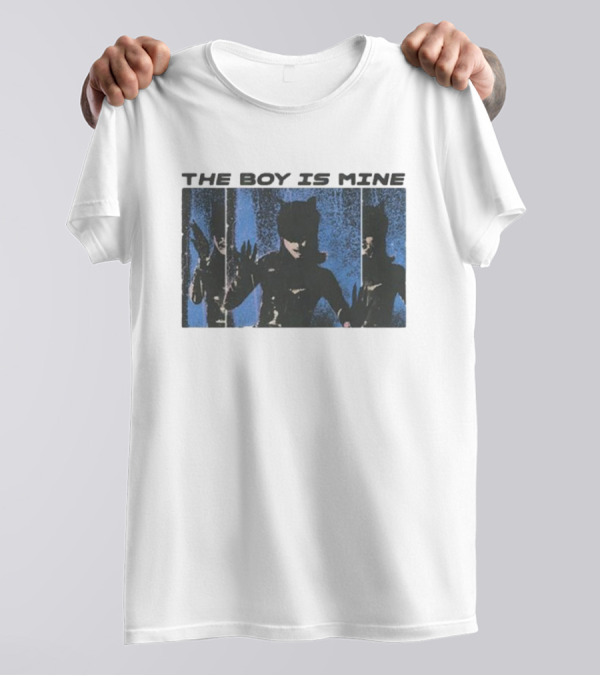 The Boy Is Mine Catwoman Reflection Trio T-Shirt