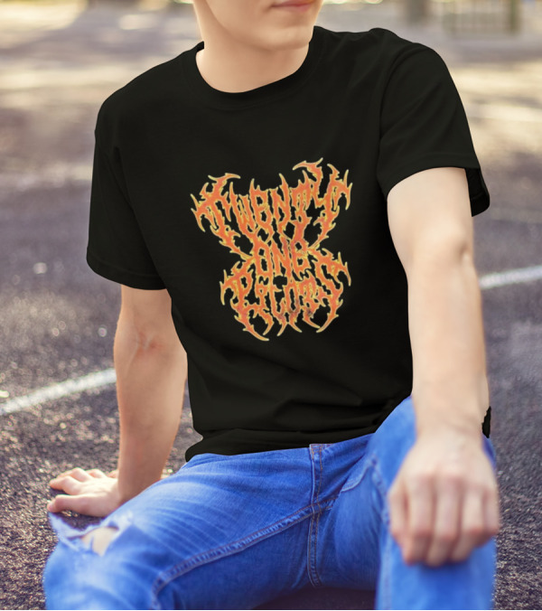 Twenty One Pilots Flame Logo Fiery Text T-Shirt