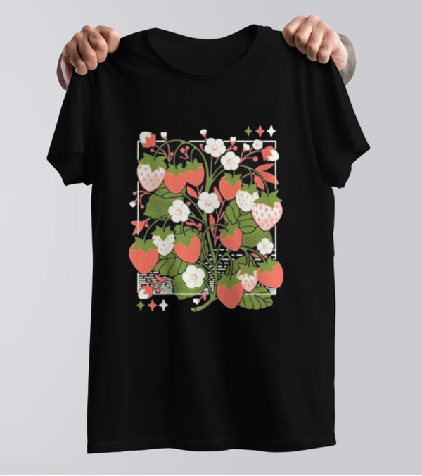 Doki Rosi Strawberry Fields Floral T-Shirt