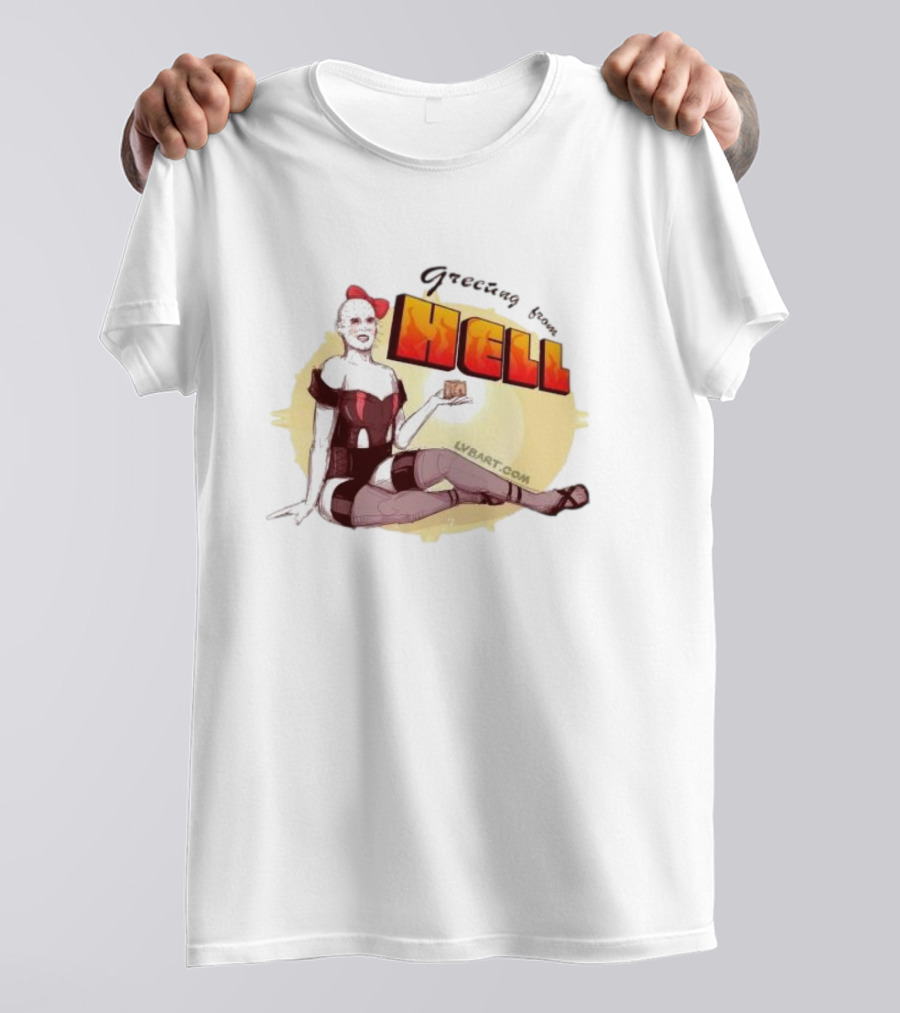 Greetings From Hell Hellraiser Women LVART.COM T-Shirt
