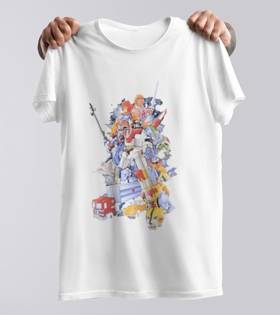 The 80’s Fuking Ruled Cartoon Characters Transformers Voltron Masters Of The Universe T-Shirt