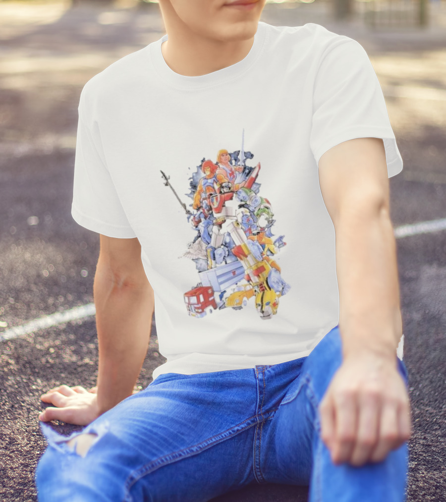 The 80’s Fuking Ruled Cartoon Characters Transformers Voltron Masters Of The Universe T-Shirt