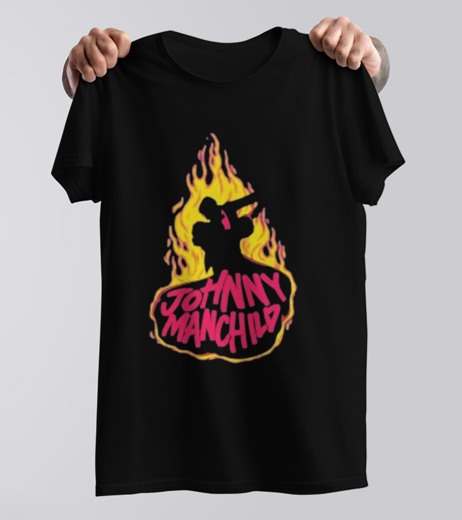 Johnny Manchild Fire Dance Silhouette Flame T-Shirt