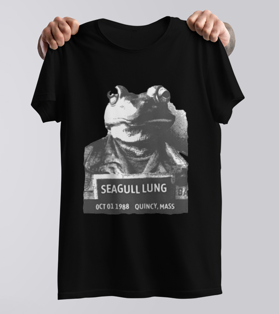 Seagull Lung Frog Mugshot October 01 1988 Quincy Mass T-Shirt