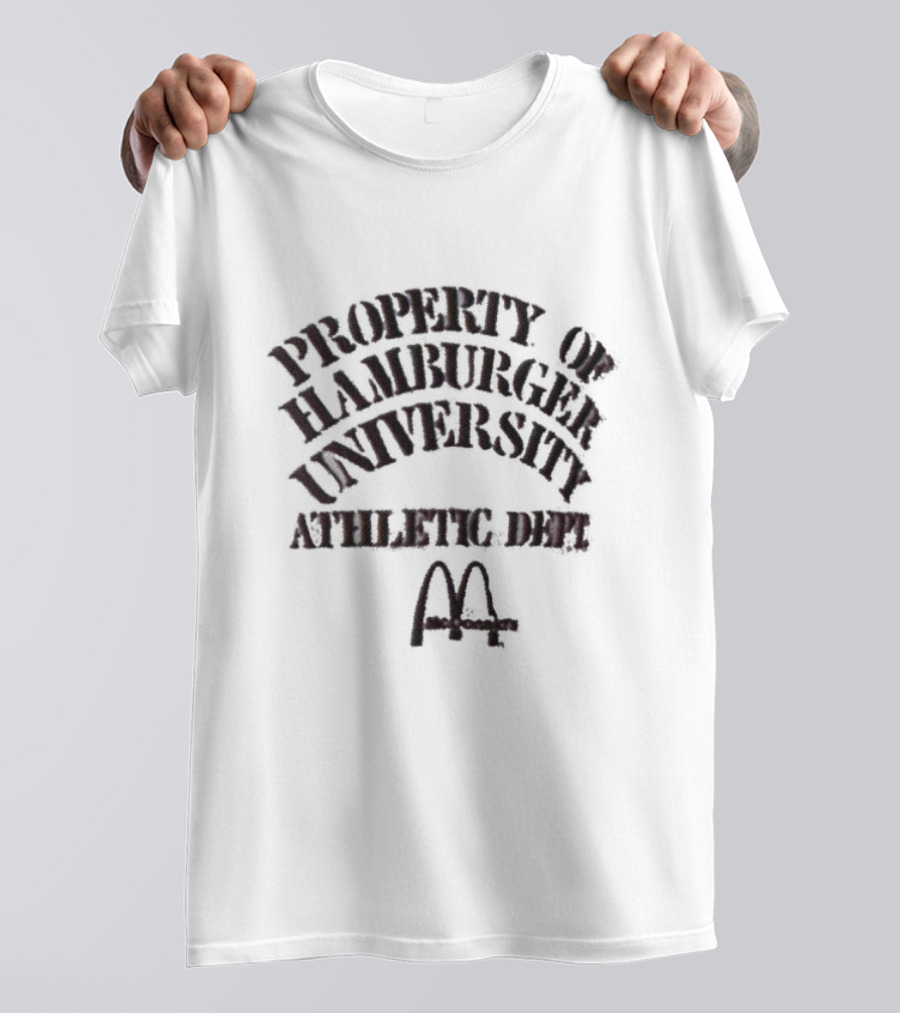 Property Of Hamburger University Athletic Dept McDonald's T-Shirt