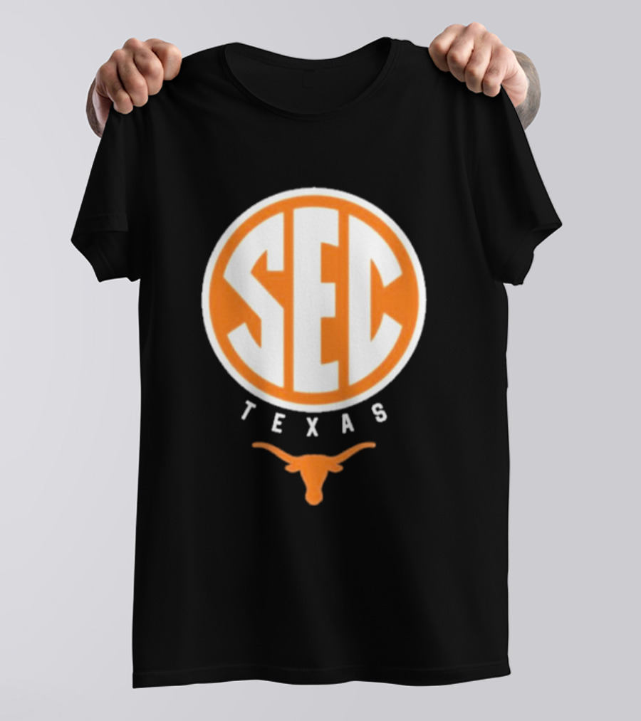 SEC Texas Longhorns Logo Texas Longhorn T-Shirt