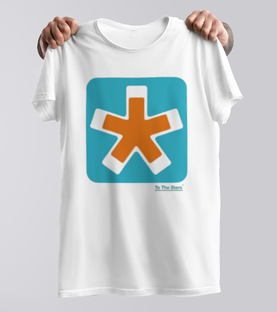 To The Stars Asterisk Icon Bold Colorful T-Shirt