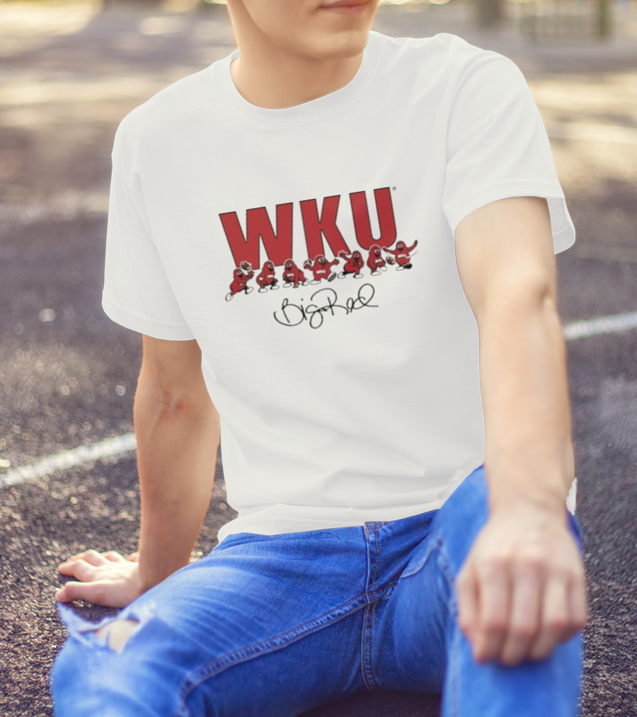 WKU Big Red Signature Football Characters T-Shirt