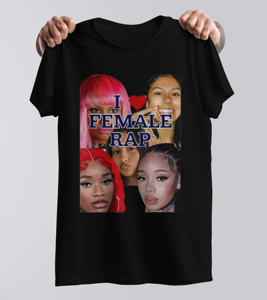 Nrth West Is My Spirit Animal I Love Female Rap Montage T-Shirt
