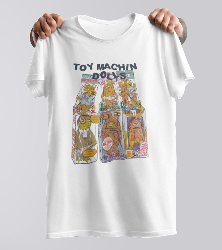 Toy Machine Dolls Evil Sect Blood Fobby Japan Super Heroes T-Shirt