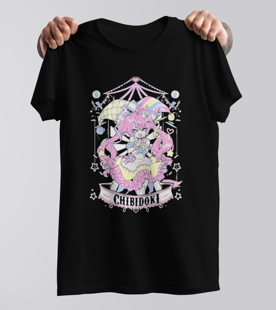 Chibidoki Pastel Circus Jester Kawaii Aesthetic T-Shirt