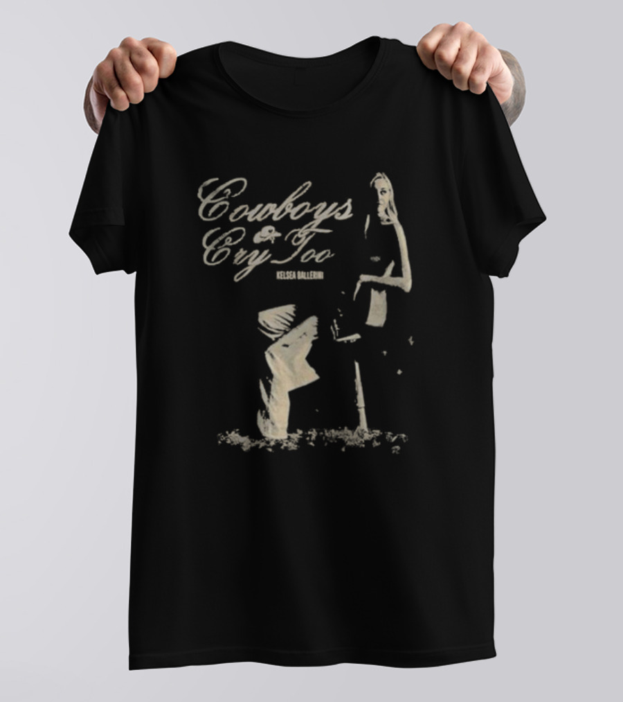 Cowboys Cry Too Kelsea Ballerini Face T-Shirt