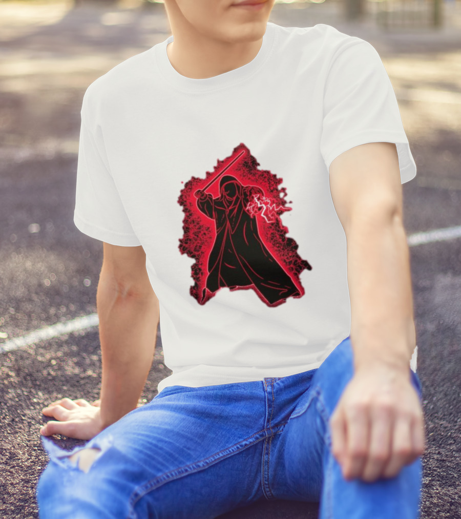Lord Senator Thunder Dark Force Power Lightsaber Lightning T-Shirt