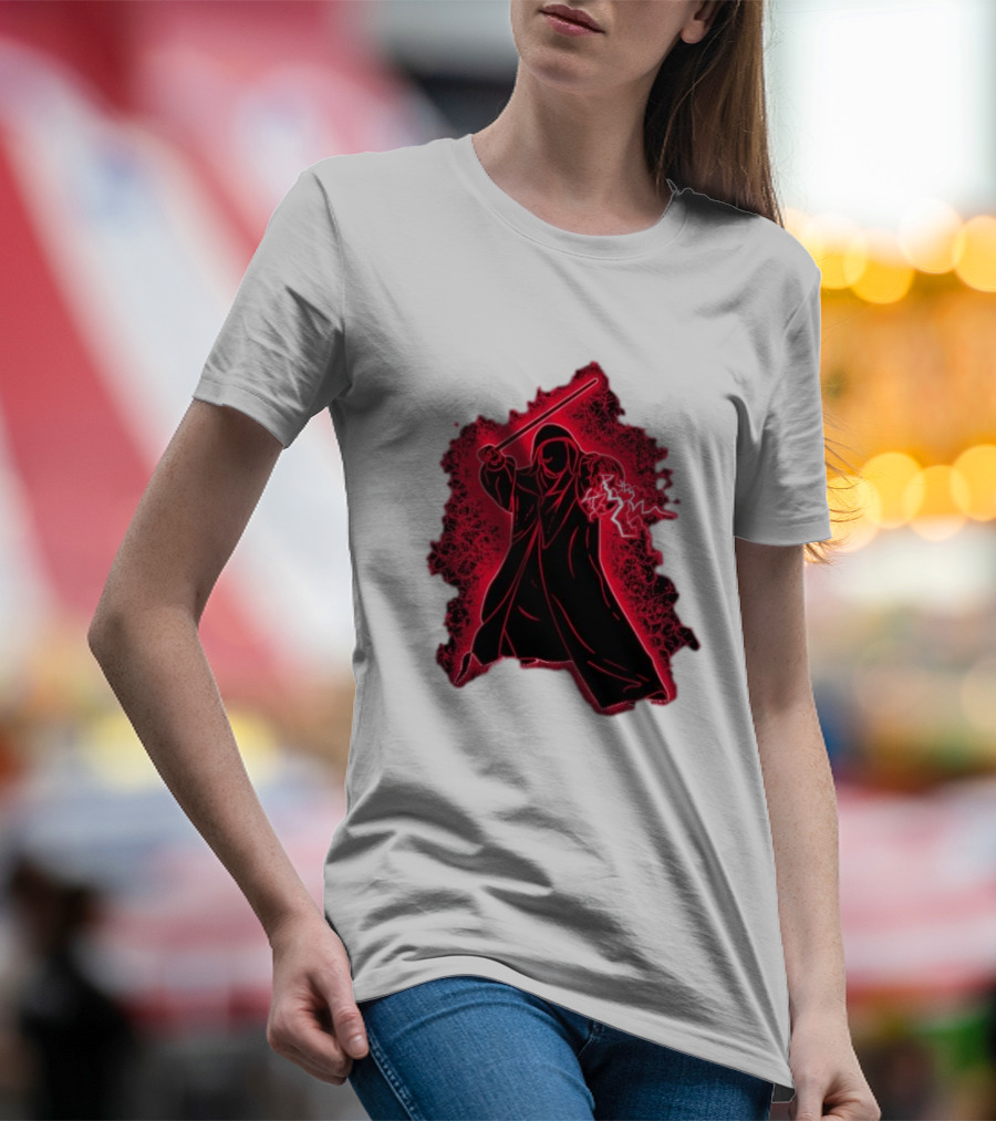 Lord Senator Thunder Dark Force Power Lightsaber Lightning T-Shirt