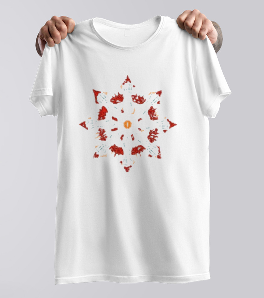 Marauda Eye Of Torment Fiery Mandala T-Shirt