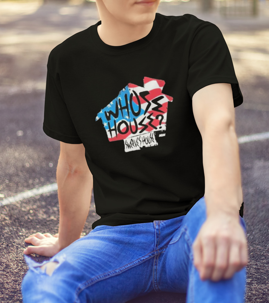 Swerve Strickland Whose House USA Stars And Stripes AEW T-Shirt