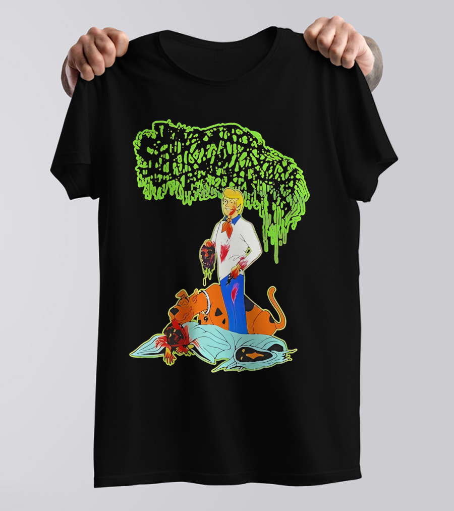 Sanguisugabogg Scooby Doo Fred Jones Horror Mashup T-Shirt