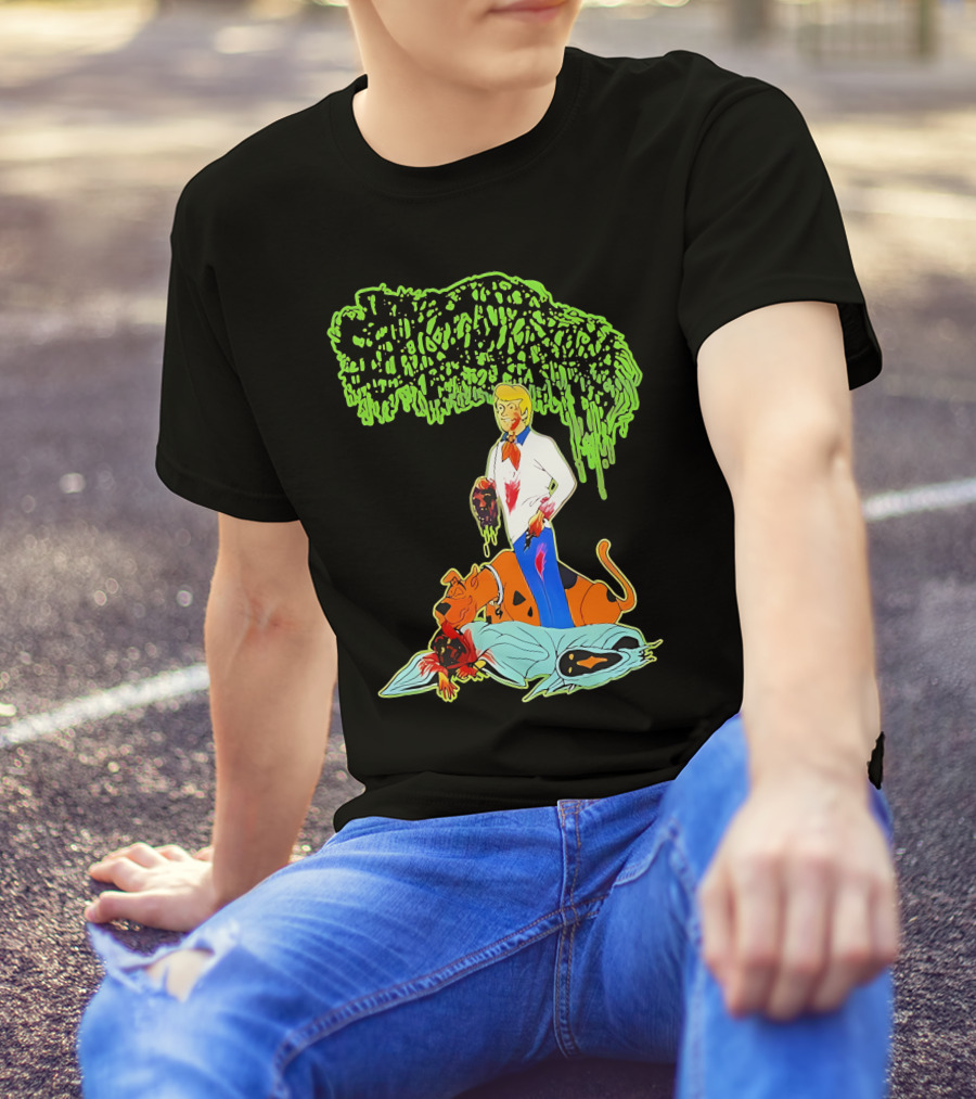 Sanguisugabogg Scooby Doo Fred Jones Horror Mashup T-Shirt