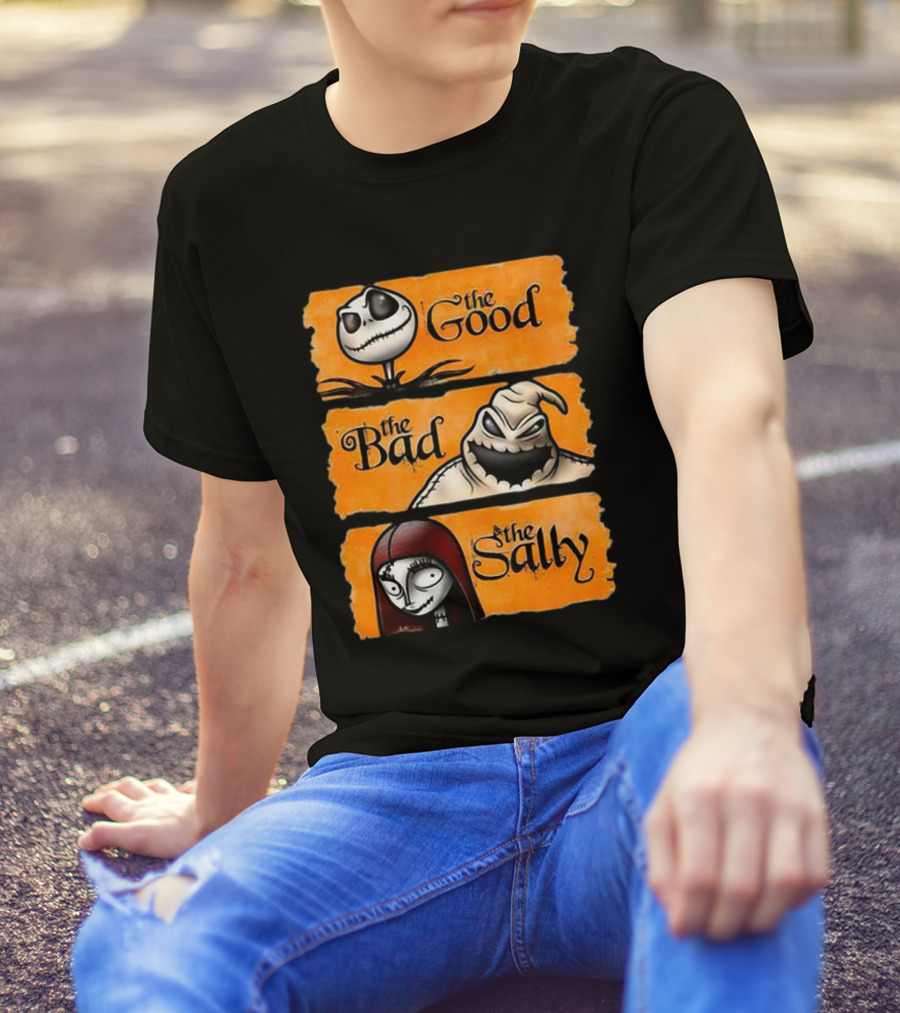 Jack Skellington The Good Oogie Boogie The Bad Sally T-Shirt