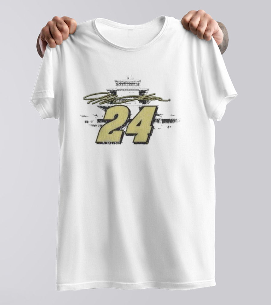 Jeff Gordon Hendrick Motorsports Team Collection 24 1994 Indy Brickyard 400 Winner T-Shirt