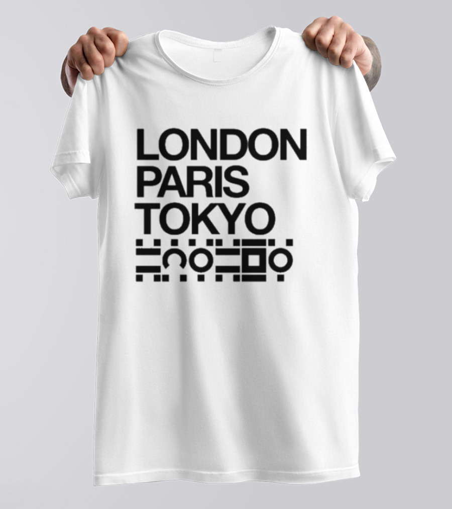 LONDON PARIS TOKYO KRAKOA X-Men Quiet Council Kryptonian Language T-Shirt