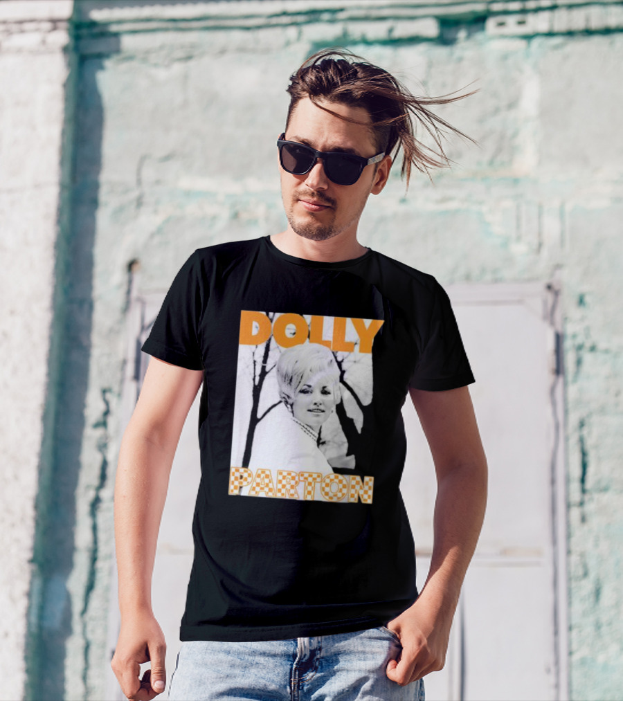 Dolly Parton Retro Black And White Tennessee T-Shirt
