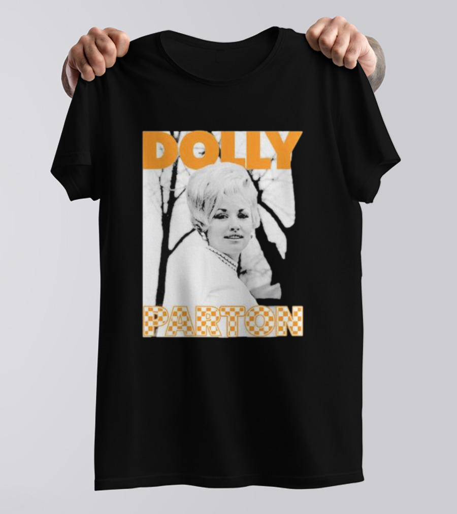Dolly Parton Retro Black And White Tennessee T-Shirt