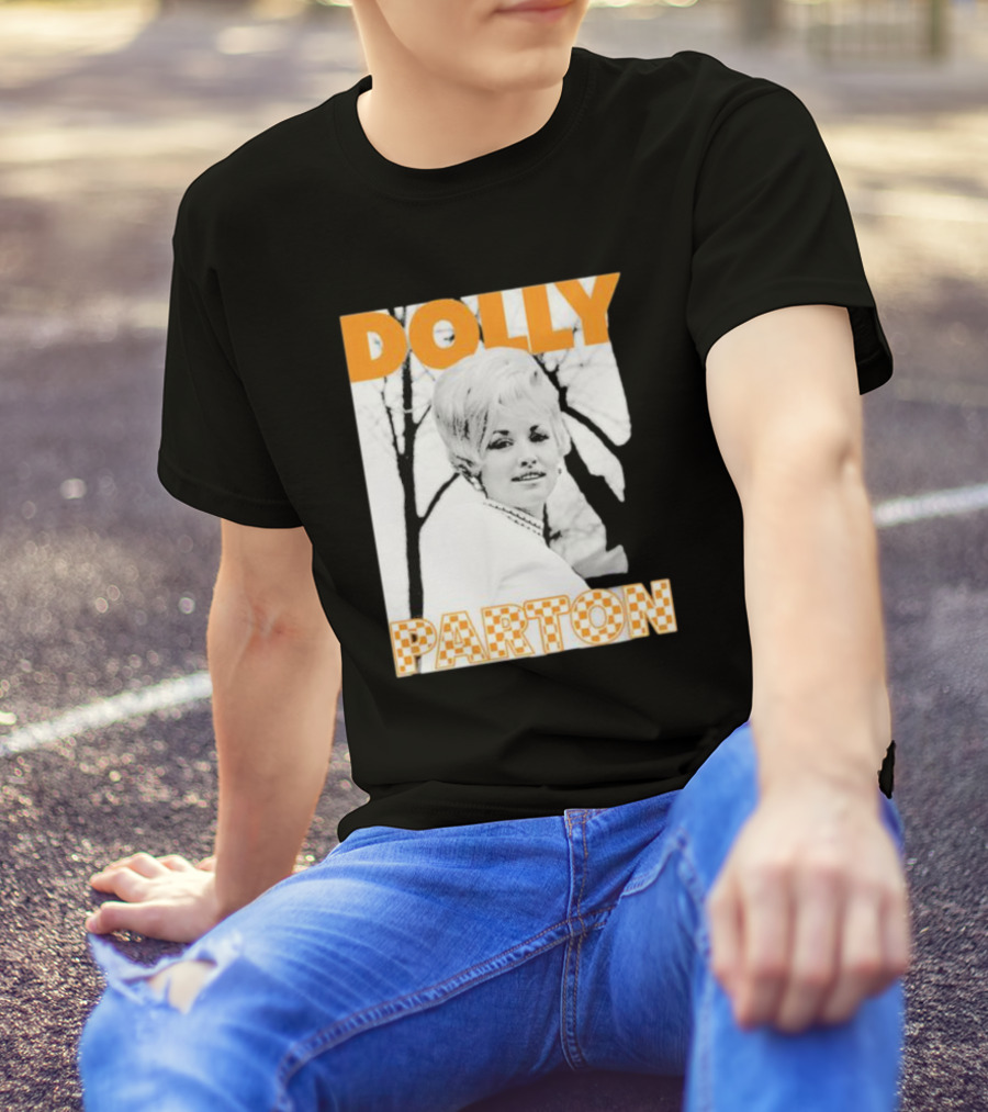 Dolly Parton Retro Black And White Tennessee T-Shirt