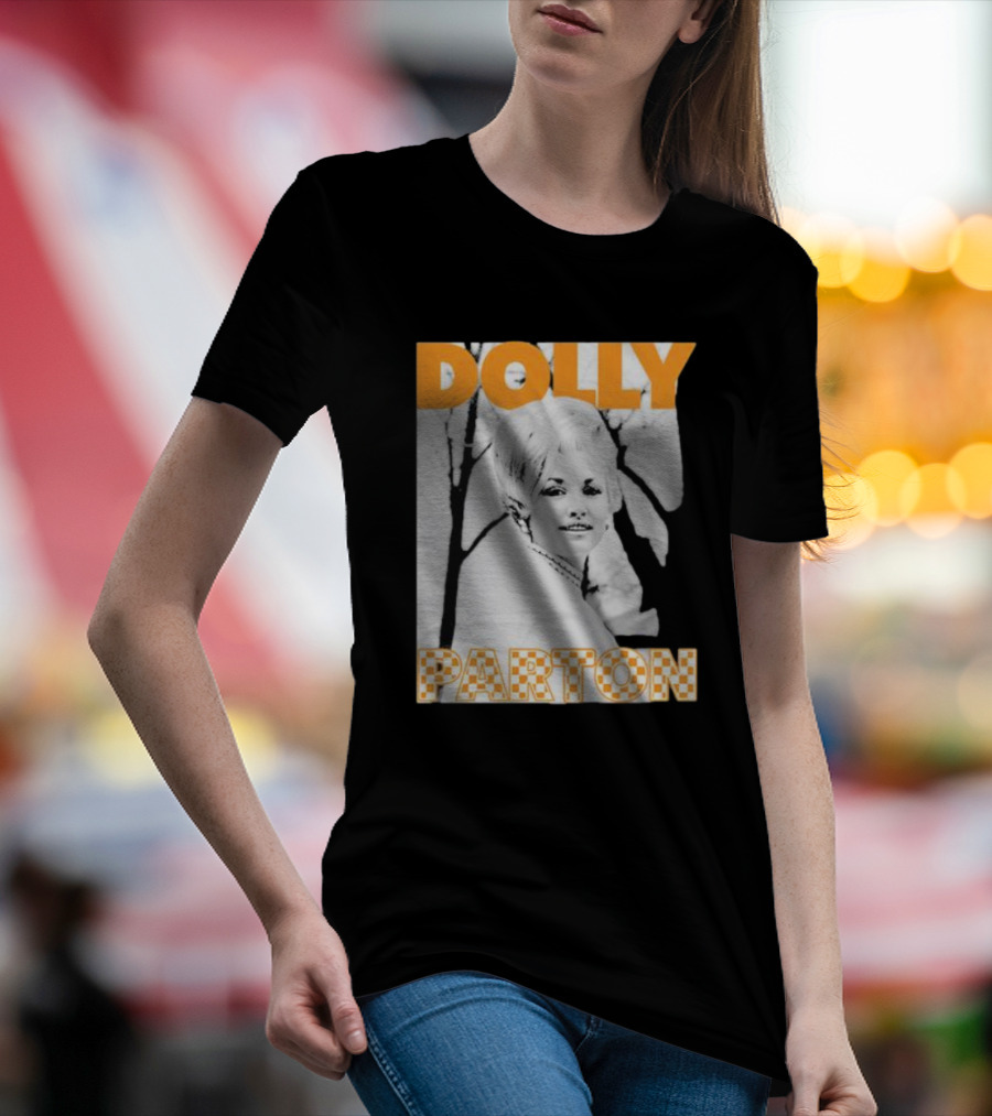 Dolly Parton Retro Black And White Tennessee T-Shirt