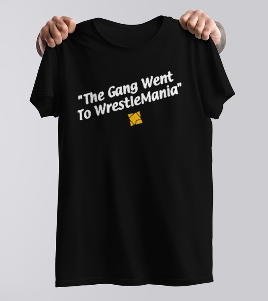 The Gang Went To WrestleMania Charlie Brown Zigzag T-Shirt