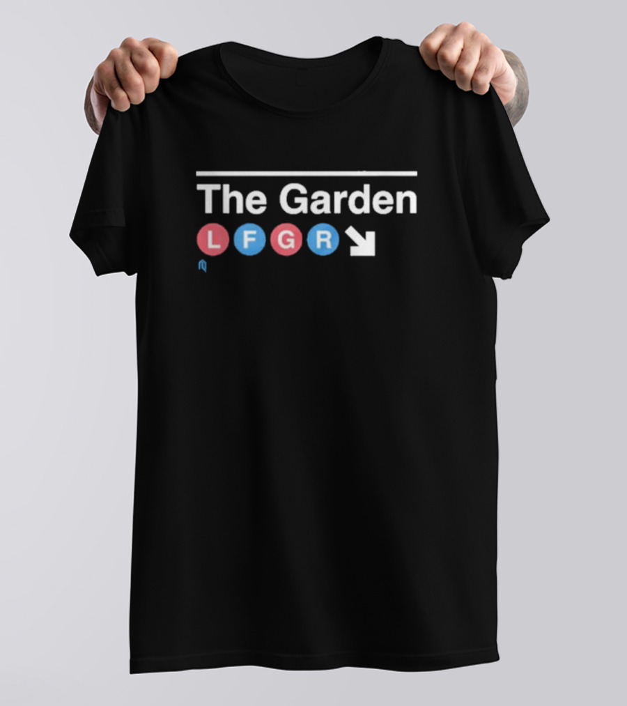 The Garden Lfgr Subway Style Circular Icons T-Shirt