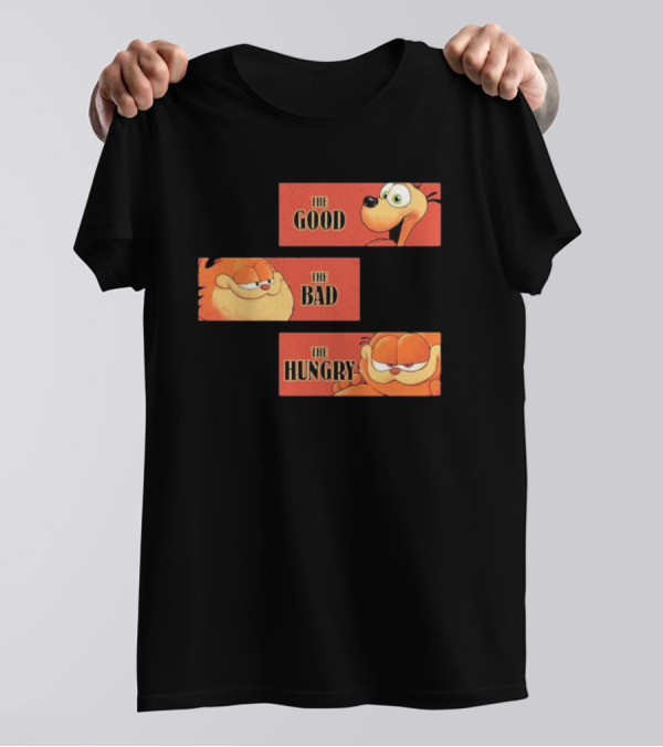 The Good The Bad The Hungry Garfield And Odie T-Shirt