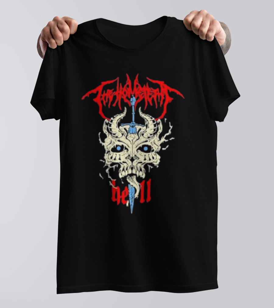 The Home Team Hell Skull Sword T-Shirt
