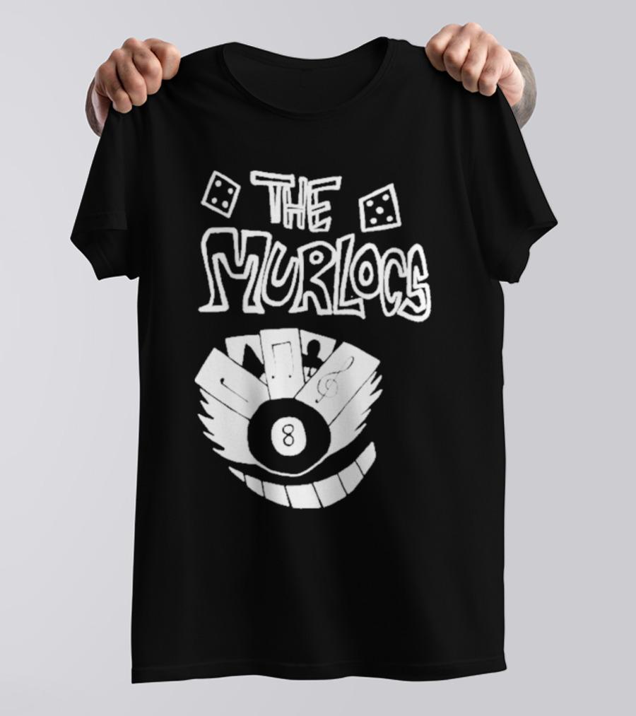 The Murlocs Playing Cards 8 Ball T-Shirt