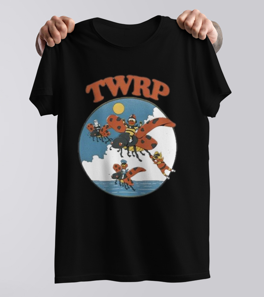 TWRP Band Riding Giant Ladybugs Under The Sun T-Shirt