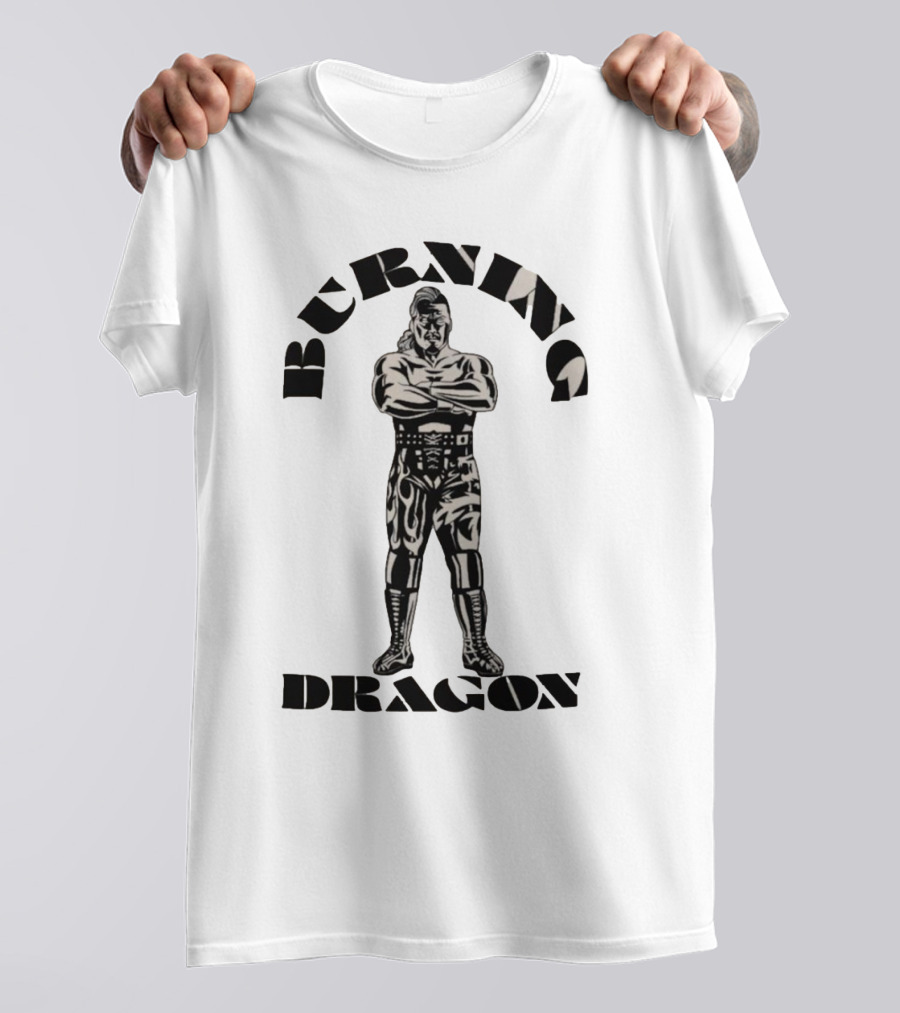 Burning Dragon Shingo Takagi Wrestling T-Shirt