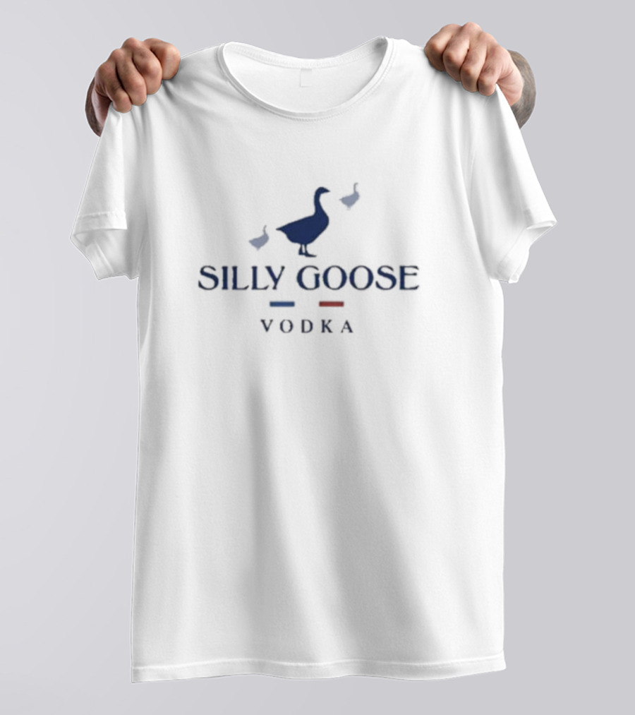 Silly Goose Vodka Logo With Goose T-Shirt