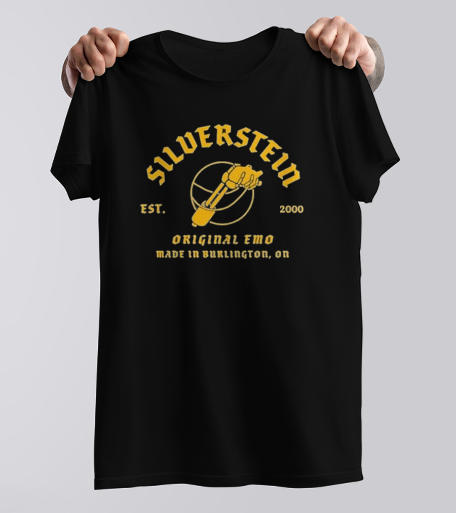 Silverstein Original Emo Made In Burlington ON Est 2000 T-Shirt