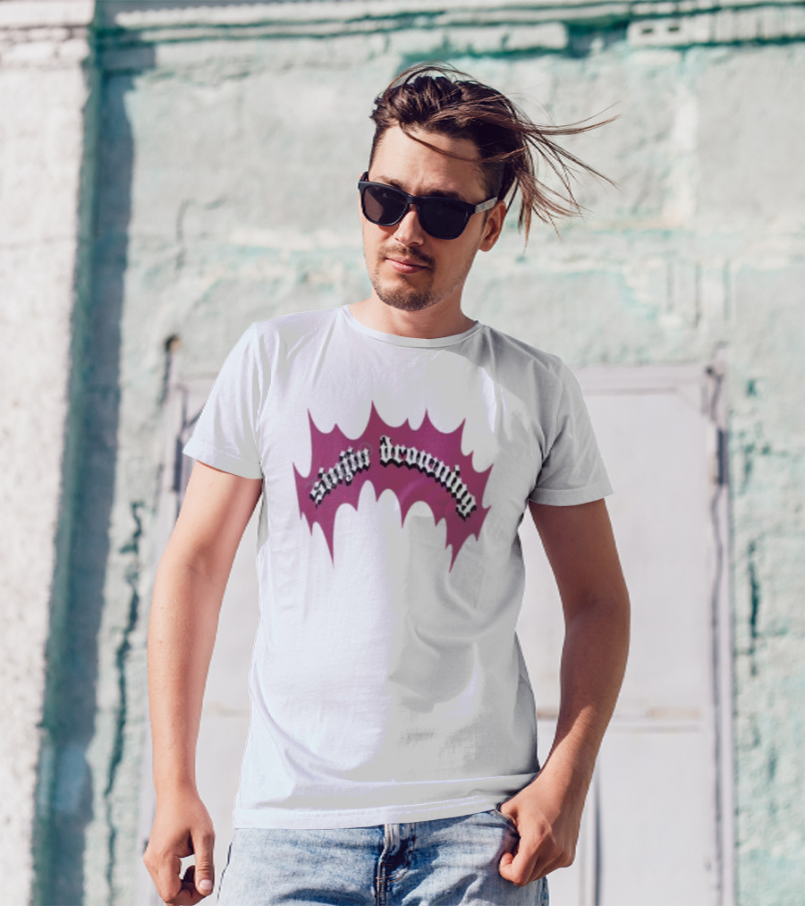 Sinjin Drowning Pink Burst T-Shirt