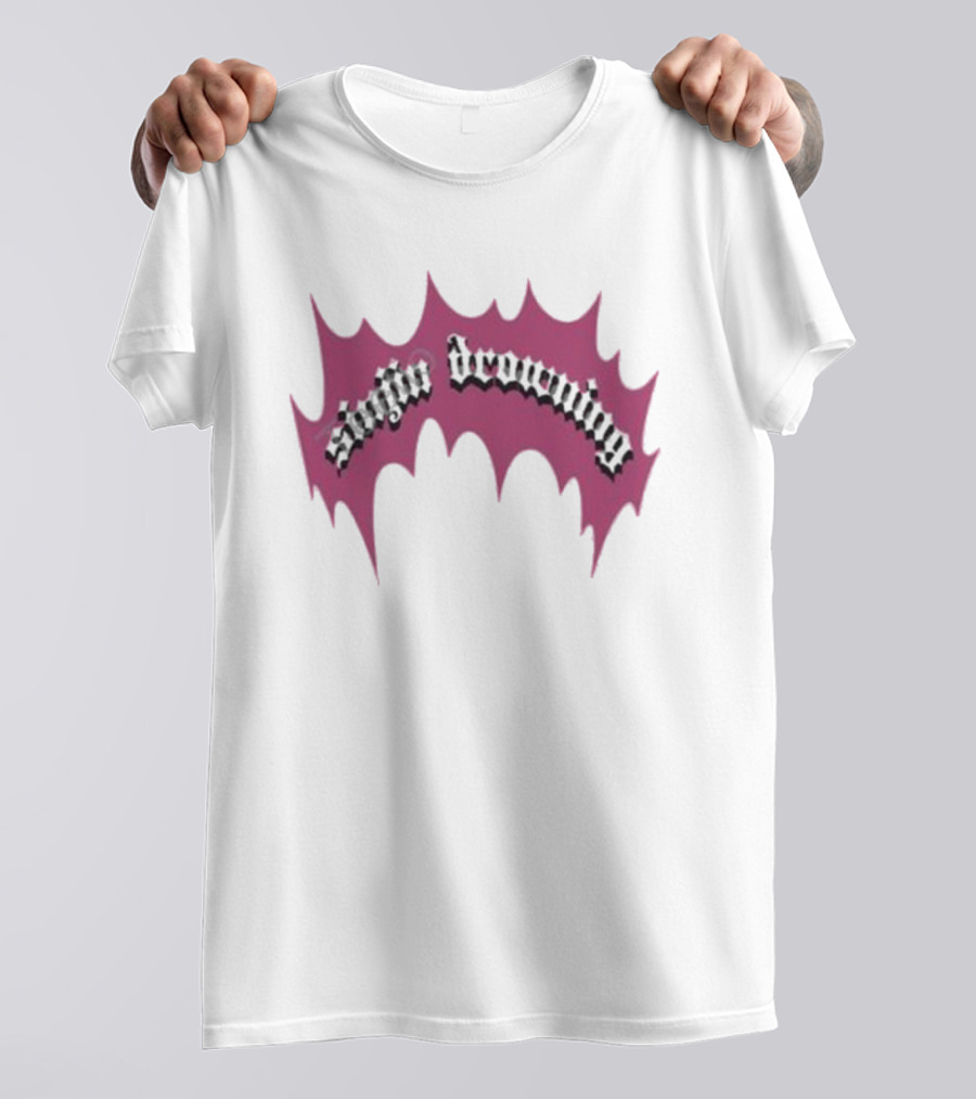 Sinjin Drowning Pink Burst T-Shirt