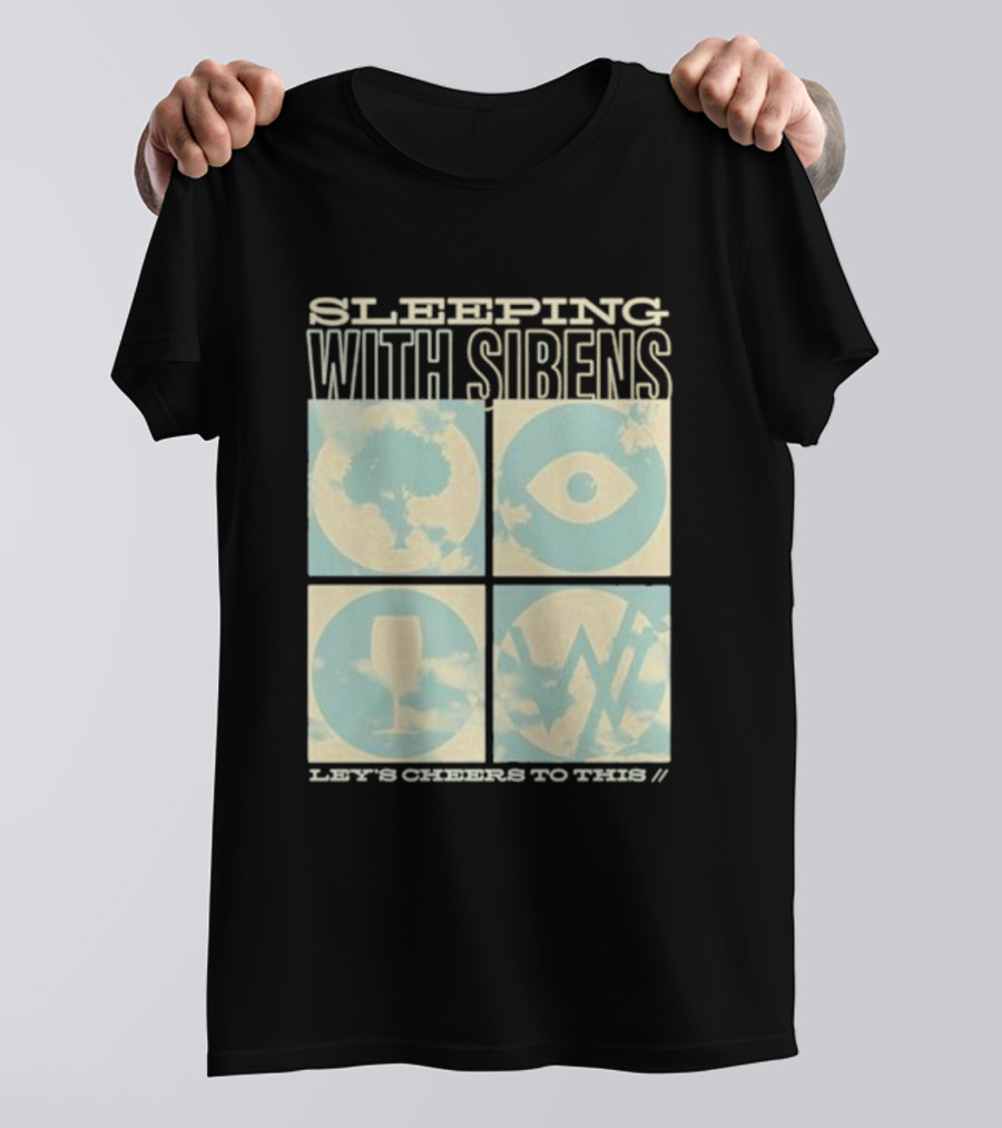 Sleeping With Sirens Let's Cheers To This Iconic Album Art Elements T-Shirt