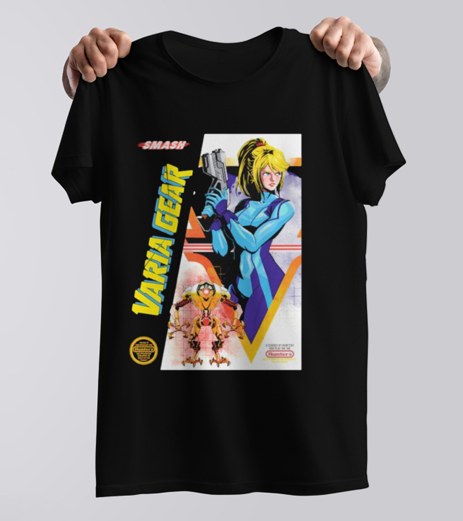 Smash Varia Gear Zero Suit Hunter Chronicles T-Shirt