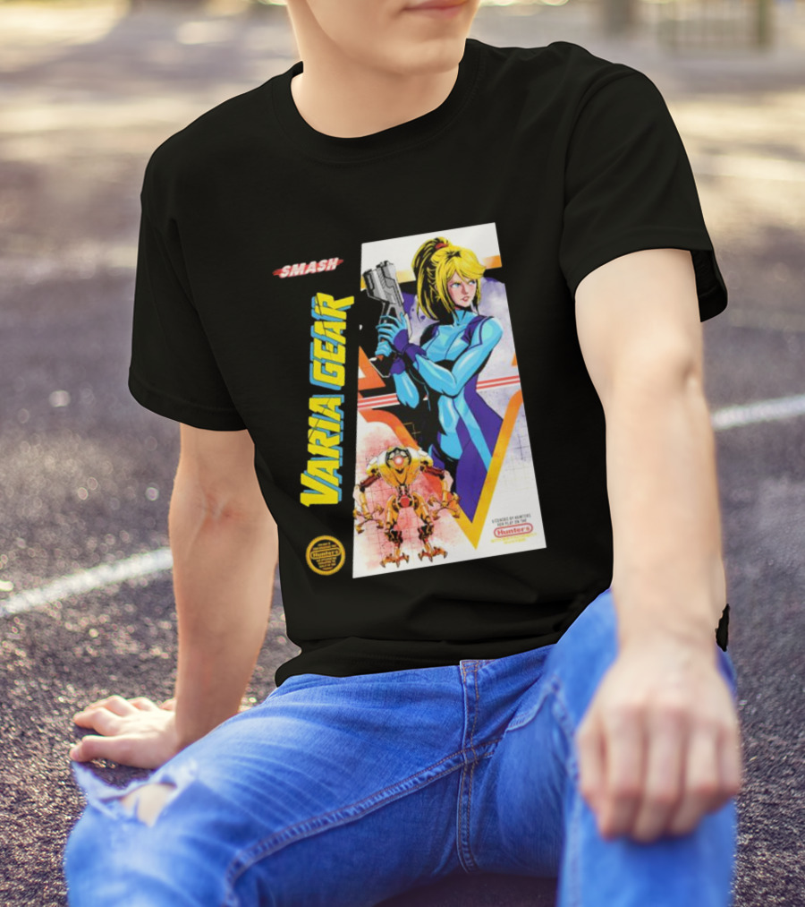 Smash Varia Gear Zero Suit Hunter Chronicles T-Shirt
