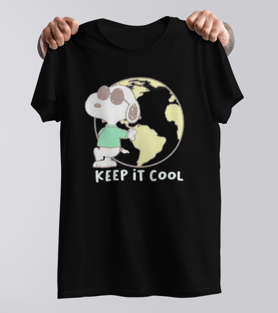 Snoopy Keep It Cool Earth Character T-Shirt
